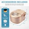 imageAroma Housewares ARC6106 Aroma Professional 6 Cups Uncooked Rice Slow Cooker Food Steamer MultiCooker ChampagneClassic
