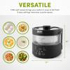 imageAroma Housewares ARC6106 Aroma Professional 6 Cups Uncooked Rice Slow Cooker Food Steamer MultiCooker ChampagneGlass Pot