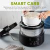 imageAroma Housewares ARC6106 Aroma Professional 6 Cups Uncooked Rice Slow Cooker Food Steamer MultiCooker ChampagneGlass Pot