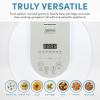 imageAroma Housewares ARC6106 Aroma Professional 6 Cups Uncooked Rice Slow Cooker Food Steamer MultiCooker ChampagnePurple Clay Pot