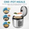 imageAroma Housewares ARC954SBD Cooker 4Cup Uncooked rice Black10 Cup Uncooked  20 Cup Cooked