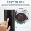 imageAroma Housewares Mini Coffee Grinder and Electric Herb Grinder with 304 Stainless Steel Grinding Blades and a Premium Clear Lid 40 g