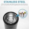 imageAroma Housewares Mini Coffee Grinder and Electric Herb Grinder with 304 Stainless Steel Grinding Blades and a Premium Clear Lid 40 g
