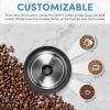 imageAroma Housewares Mini Coffee Grinder and Electric Herb Grinder with 304 Stainless Steel Grinding Blades and a Premium Clear Lid 40 g
