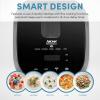 imageAroma Housewares Professional 12Cups Cooked  3Qt 360 Induction Rice Cooker ampamp Multicooker ARC7606B Black 12 CupGRAY