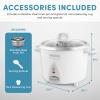 imageAroma Housewares Select Stainless Rice Cooker ampamp Warmer with Uncoated Inner Pot 14Cupcooked  3Qt ARC757SG14Cupcooked  3Qt