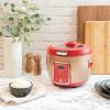 imageAroma Professional ARC1230B Grain OatmealSlow Cooker Saute Steam Timer 10 Cup Uncooked20 Cup Cooked BlackRed