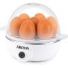 imageAROMA Overly Easy Egg Cooker Steamer and Electric Egg Poacher  XL Capacity Egg Steamer Fits 7 Eggs