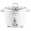 imageAroma Housewares Select Stainless Rice Cooker ampamp Warmer with Uncoated Inner Pot 14Cupcooked  3Qt ARC757SG14Cupcooked  3Qt