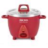 imageAroma Housewares Select Stainless Rice Cooker ampamp Warmer with Uncoated Inner Pot 6Cupcooked 12Qt ARC753SGR Red12Qt  Red