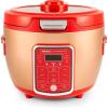 imageAroma Professional ARC1230B Grain OatmealSlow Cooker Saute Steam Timer 10 Cup Uncooked20 Cup Cooked BlackRed