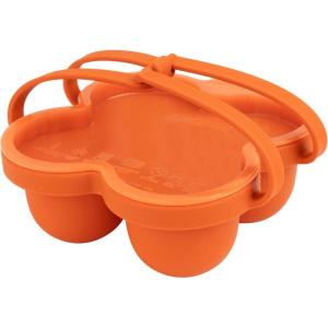 imageAroma Housewares AAC001 Egg Bite Mold 4 small cups Orange
