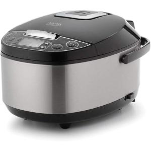 imageAroma Housewares Professional 8Cups Cooked  2Qt 360 Induction Rice Cooker ampamp Multicooker ARC7604 WhiteSilver