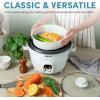 imageAROMA 20Cup Cooked  5Qt Rice ampamp Grain Cooker ARC390NGP ampamp Aroma 6cup cooked 15 Qt One Touch Rice Cooker White ARC363NG 6 cup cooked 3 cup uncook 15 Qt