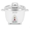 imageAroma 14Cup and 6Cup Stainless Rice Cookers Bundle with Uncoated Pots ARC757SG and ARC753SG