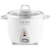 imageAroma 14Cup and 6Cup Stainless Rice Cookers Bundle with Uncoated Pots ARC757SG and ARC753SG
