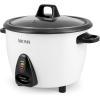 imageAroma Housewares ARC360NGP 20Cup PotStyle Rice Cooker ampamp Food Steamer White ampamp 14Cup Cooked 7Cup UNCOOKED Pot Style Rice Cooker and Food Steamer ARC7471NGR RedWhite