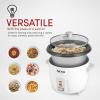 imageAroma Housewares ARC994SB Rice ampamp Grain Cooker Slow Cook Steam Oatmeal Risotto 8cup cooked4cup uncooked2Qt Stainless Steel ampamp Aroma 6cup 15 Qt One Touch Rice Cooker White 15 Qt