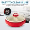 imageAroma Housewares ASP138RC Hot Pot 25 Quarts Red