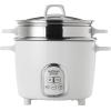 imageAroma Housewares NutriWare 14Cup Cooked Digital Rice Cooker and Food Steamer White ampamp Select Stainless Rice Cooker ampamp Warmer with Inner Pot 3Cupuncooked6Cupcooked 12Qt ARC753SGB Black