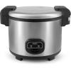 imageAroma Housewares 60Cup Cooked 30Cup UNCOOKED Commercial Rice Cooker Stainless Steel Exterior ARC1130S ampamp ARC360NGP 20Cup PotStyle Rice Cooker ampamp Food Steamer White