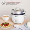 imageAroma Housewares Aroma 6cup cooked 15 Qt One Touch Rice Cooker White ARC363NG ampamp 4Cup Cooked  1Qt Rice ampamp Grain Cooker with Automatic Warm Mode Steamer