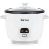 imageAroma Rice Cooker Bundle with 6Cup and 15 Qt Capacity Pots White