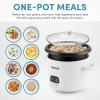 imageAroma Rice Cooker Bundle with 6Cup and 15 Qt Capacity Pots White