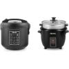 imageAROMA 12Cup Digital Rice ampamp Grain Multicooker and Aroma 3 Uncooked6 Cups Cooked Rice Cooker Bundle