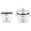 imageAroma Housewares Aroma 6cup cooked 15 Qt One Touch Rice Cooker White ARC363NG ampamp 4Cup Cooked  1Qt Rice ampamp Grain Cooker with Automatic Warm Mode Steamer