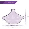 imageAroma Housewares Ruby Red Aroma DoveWare 11 Inch TaginePlum Purple