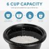 imageAROMA 6Cup Cooked  15Qt Bonded Granite Rice ampamp Grain Cooker ARC863NG