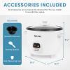 imageAROMA 6Cup Cooked  15Qt Bonded Granite Rice ampamp Grain Cooker ARC863NG
