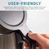 imageAROMA 17Liter Electric Kettle with Rapid Boil and AutoShutOff in Stainless Steel AWK1401SB