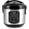 imageAROMA 8Cup Cooked  2 Qt Digital Rice ampamp Grain Multicooker Durable Nonstick Inner Pot Oatmeal Steam White ampamp Brown Rice Keep WarmProfessional 4 Cup Uncooked