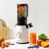 imageAROMA Cold Press Juice Machine Slow Masticating Fruit and Vegetable Juicer for Home with Large 4Inch Feeder and Double Pulp FilterWhite