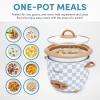 imageAROMA 6Cup Cooked OneTouch Pot Style Rice Cooker with CoreCoat PFASFree Nonstick Ceramic Surface 15 QuartsChecker