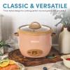 imageAROMA 6Cup Cooked OneTouch Pot Style Rice Cooker with CoreCoat PFASFree Nonstick Ceramic Surface 15 QuartsTerracotta