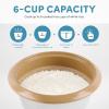 imageAROMA 6Cup Cooked OneTouch Pot Style Rice Cooker with CoreCoat PFASFree Nonstick Ceramic Surface 15 QuartsTerracotta