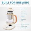 imageAROMA Professional Infusion Glass Electric Tea Kettle with Temperature Control and 10 Preset Modes 6 Cups 15 Liters