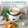 image:imageAROMA 20Cup Cooked  5Qt Bonded Granite Rice amp Grain Cooker ARC860NGPWhite
