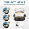 image:imageAROMA 20Cup Cooked  5Qt Bonded Granite Rice amp Grain Cooker ARC860NGPWhite
