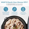 image:imageAROMA 6Cup Uncooked 12Cup Cooked Slow Cook Rice Cooker and Brown Rice Cooker with LiftOut Pot Handles and Silicone Storage Lid PFASFree Ceramic CoatingProfessional