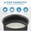 image:imageAROMA 6Cup Uncooked 12Cup Cooked Slow Cook Rice Cooker and Brown Rice Cooker with LiftOut Pot Handles and Silicone Storage Lid PFASFree Ceramic CoatingCoreCoat Ceramic