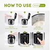 image:imageAROMA 6Cup Uncooked 12Cup Cooked Slow Cook Rice Cooker and Brown Rice Cooker with LiftOut Pot Handles and Silicone Storage Lid PFASFree Ceramic CoatingSmart Carb