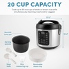 image:imageAROMA 6Cup Uncooked 12Cup Cooked Slow Cook Rice Cooker and Brown Rice Cooker with LiftOut Pot Handles and Silicone Storage Lid PFASFree Ceramic CoatingProfessional