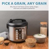 image:imageAROMA 6Cup Uncooked 12Cup Cooked Slow Cook Rice Cooker and Brown Rice Cooker with LiftOut Pot Handles and Silicone Storage Lid PFASFree Ceramic CoatingProfessional
