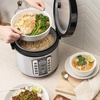 image:imageAROMA 20Cup Slow Cook Rice Cooker and Brown Rice Cooker with LiftOut Pot Handles and Silicone Storage Lid  PFASFree CoreCoat CeramicProfessional 10 Cup Uncooked  20 Cup Cooked