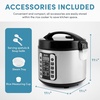 image:imageAROMA 20Cup Slow Cook Rice Cooker and Brown Rice Cooker with LiftOut Pot Handles and Silicone Storage Lid  PFASFree CoreCoat CeramicProfessional 10 Cup Uncooked  20 Cup Cooked