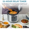 image:imageAROMA 20Cup Slow Cook Rice Cooker and Brown Rice Cooker with LiftOut Pot Handles and Silicone Storage Lid  PFASFree CoreCoat CeramicProfessional 4 Cup Uncooked  8 Cup Cooked